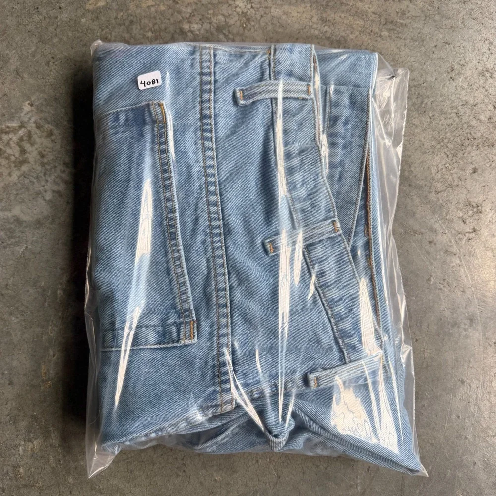 Vintage Y2K Polo Ralph Lauren Jean Co Embroidered Jeans Light Wash Mens 42x34